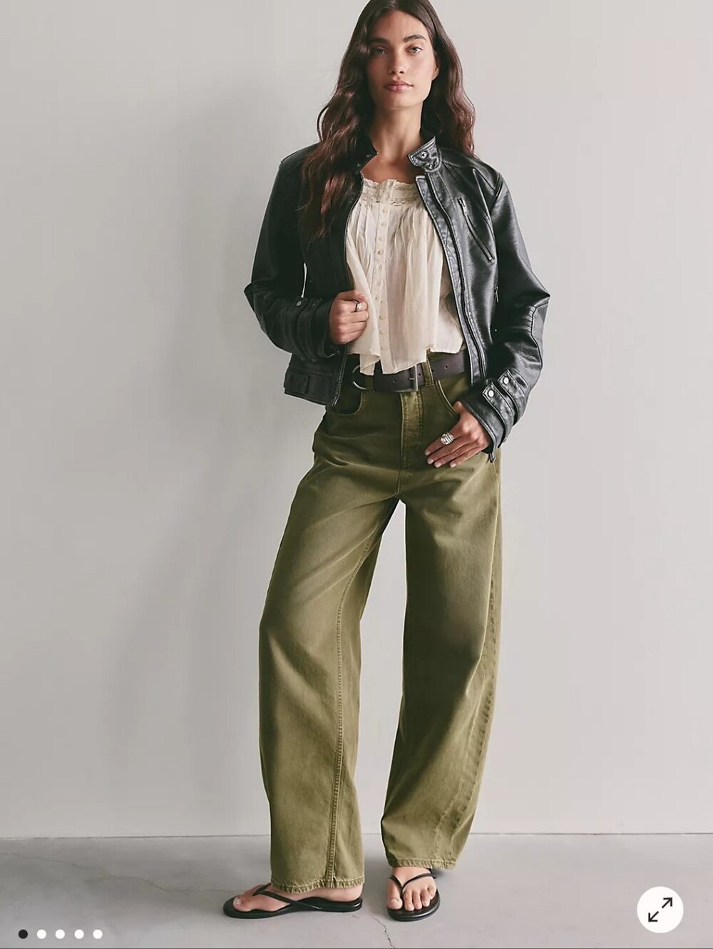 NWT We The Free Truro Baggy Puddle Jeans CURRENT ONLINE